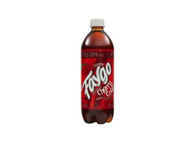 Faygo Cherry Cola Mr Greek Donair near Burnaby BC